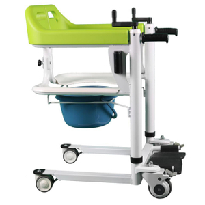 Sedia di trasferimento multifunzionale di prezzo poco costosa della sedia di trasferimento paziente della sedia di trasferimento con il comò